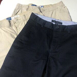 Pants by Old Navy & Hilfiger. 3 PAIRS together. Boys size13-14